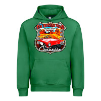 Emerald CLASSIC CARS ROUTE 66 Urban Hoodie - artisFamous