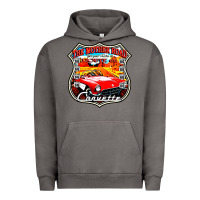 Pigment Tornado CLASSIC CARS ROUTE 66 Urban Hoodie - artisFamous