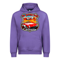 Tulip CLASSIC CARS ROUTE 66 Urban Hoodie - artisFamous