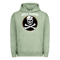 Pigment Oil Green fear the bones Urban Hoodie - artisFamous