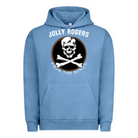 Pigment Pebble Blue fear the bones Urban Hoodie - artisFamous