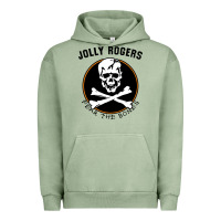 Pigment Oil Green fear the bones Urban Hoodie - artisFamous