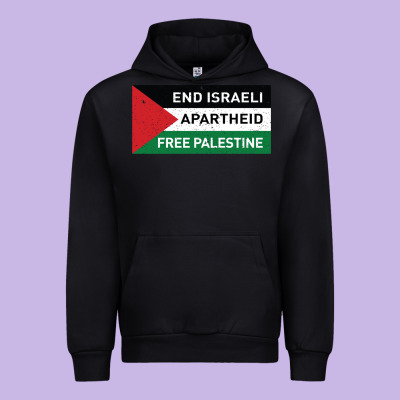 End Is.rae.li Apartheid Free Pales  Flag  T Shirt Urban Hoodie Designed By Artisfamous
