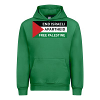 Emerald end is.rae.li apartheid free pales  flag  t shirt Urban Hoodie - artisFamous