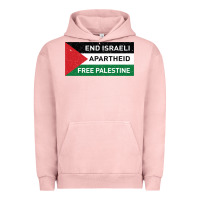 Pigment Salmon end is.rae.li apartheid free pales  flag  t shirt Urban Hoodie - artisFamous