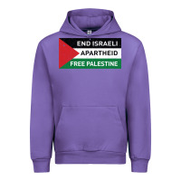 Tulip end is.rae.li apartheid free pales  flag  t shirt Urban Hoodie - artisFamous