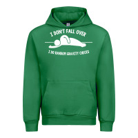 Emerald i don't fall over i do random gravity checks Urban Hoodie - artisFamous