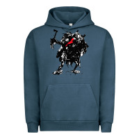 Pigment Midnight Navy hunt  showdown Urban Hoodie - artisFamous