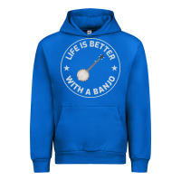 Cobalt Banjo Bluegrass Music Traditional Musician Funny Gift Urban Hoodie - artisFamous