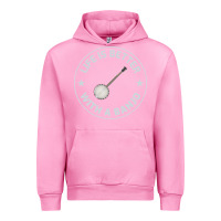 Fuchsia Pink Banjo Bluegrass Music Traditional Musician Funny Gift Urban Hoodie - artisFamous