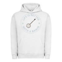 Pigment Lunar Rock Banjo Bluegrass Music Traditional Musician Funny Gift Urban Hoodie - artisFamous