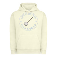 Pigment Pistachio Banjo Bluegrass Music Traditional Musician Funny Gift Urban Hoodie - artisFamous