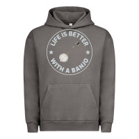 Pigment Tornado Banjo Bluegrass Music Traditional Musician Funny Gift Urban Hoodie - artisFamous