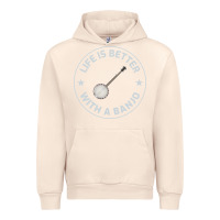Sandshell Banjo Bluegrass Music Traditional Musician Funny Gift Urban Hoodie - artisFamous