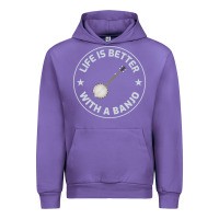 Tulip Banjo Bluegrass Music Traditional Musician Funny Gift Urban Hoodie - artisFamous
