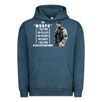 Pigment Midnight Navy the murph challenge Urban Hoodie - artisFamous