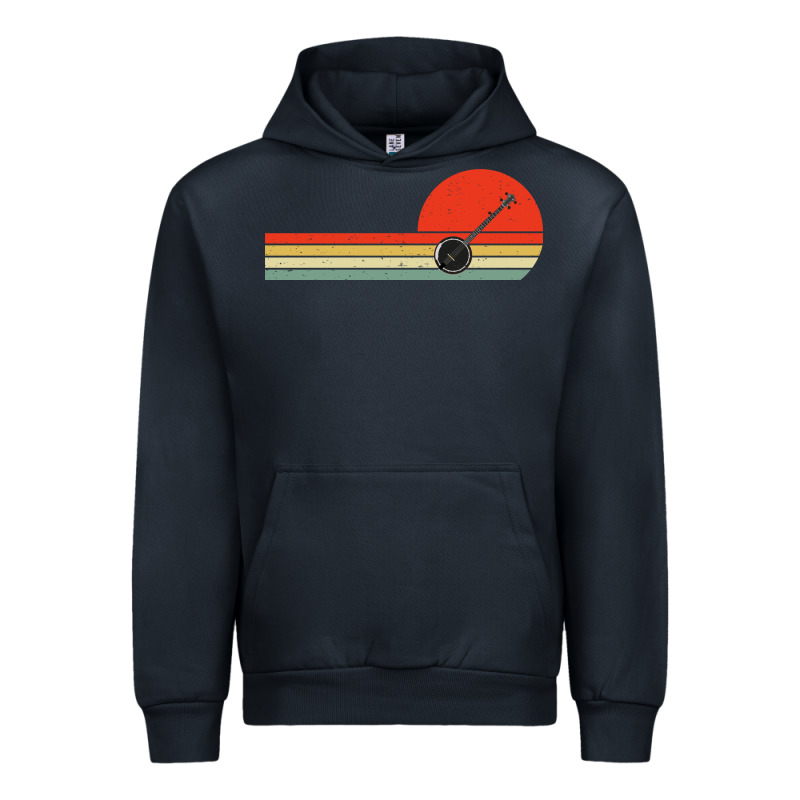 Banjo Bluegrass Music Traditional Musician Vintage Retro Urban Hoodie by artisFamous | Teevron