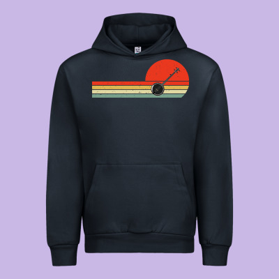 Banjo Bluegrass Music Traditional Musician Vintage Retro Urban Hoodie Designed By Artisfamous