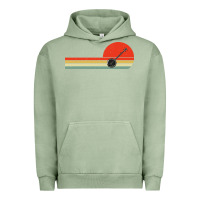 Pigment Oil Green Banjo Bluegrass Music Traditional Musician vintage retro Urban Hoodie - artisFamous