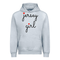 Heather Grey new jersey girl on the shore Urban Hoodie - artisFamous