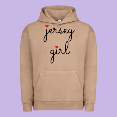 New Jersey Girl On The Shore Urban Hoodie Designed By Artisfamous
