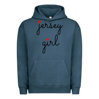 Pigment Midnight Navy new jersey girl on the shore Urban Hoodie - artisFamous