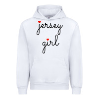 White new jersey girl on the shore Urban Hoodie - artisFamous