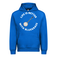 Cobalt Banjo Bluegrass Music Traditional Musician Funny Gift Urban Hoodie - artisFamous