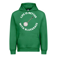 Emerald Banjo Bluegrass Music Traditional Musician Funny Gift Urban Hoodie - artisFamous