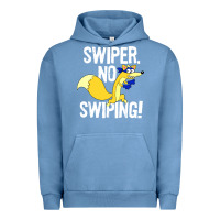 Pigment Pebble Blue swiper no swiping Urban Hoodie - artisFamous