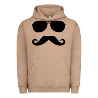 Pigment Burro moustache and sunglasses Urban Hoodie - artisFamous