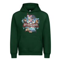 Forest Green Splash Mountain Urban Hoodie - artisFamous