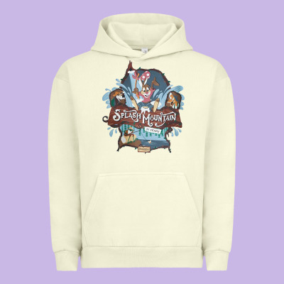 Splash Mountain Urban Hoodie Designed By Artisfamous
