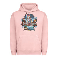 Pigment Salmon Splash Mountain Urban Hoodie - artisFamous