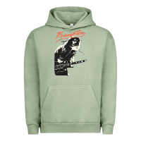 Pigment Oil Green Peter Frampton Urban Hoodie - artisFamous