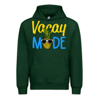 Forest Green vacay mode shirt pineapple Urban Hoodie - artisFamous