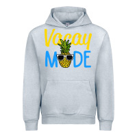 Heather Grey vacay mode shirt pineapple Urban Hoodie - artisFamous