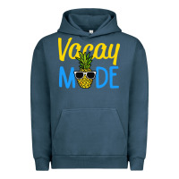 Pigment Midnight Navy vacay mode shirt pineapple Urban Hoodie - artisFamous