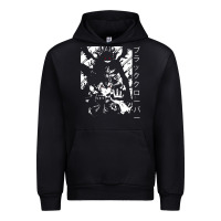 Black vintage japanese anime Urban Hoodie - artisFamous