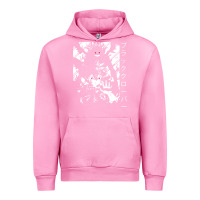 Fuchsia Pink vintage japanese anime Urban Hoodie - artisFamous