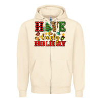 Sandshell have a lovely holiday with gloves Zipper Hoodie - AdoDesignShop