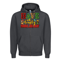 Smoke have a lovely holiday with gloves Zipper Hoodie - AdoDesignShop