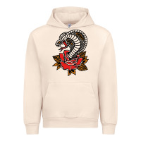 Sandshell the king cobra snake and rose Urban Hoodie - artisFamous