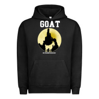 Pigment Black big thunder mountain goat Urban Hoodie - artisFamous