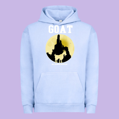 Big Thunder Mountain Goat Urban Hoodie Designed By Artisfamous