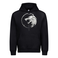 Black Witcher Wolf Urban Hoodie - artisFamous