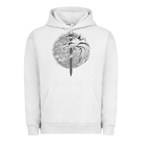 Pigment Lunar Rock Witcher Wolf Urban Hoodie - artisFamous