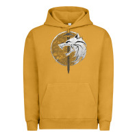 Pigment Peanut Butter Witcher Wolf Urban Hoodie - artisFamous