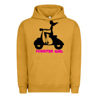 Pigment Peanut Butter scooter girl Urban Hoodie - artisFamous