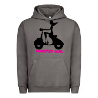 Pigment Tornado scooter girl Urban Hoodie - artisFamous